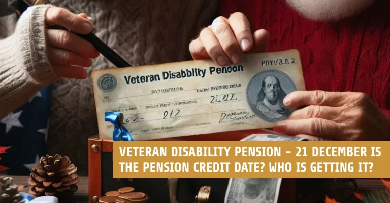 veteran disability pension credit date inquiry