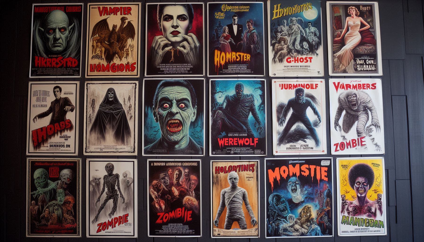 horror film posters