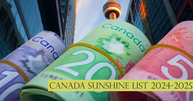 Canada Sunshine List 2024-2025