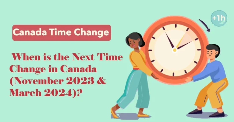 canada time change 2024