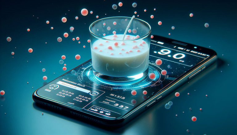 smartphone milk cell counting